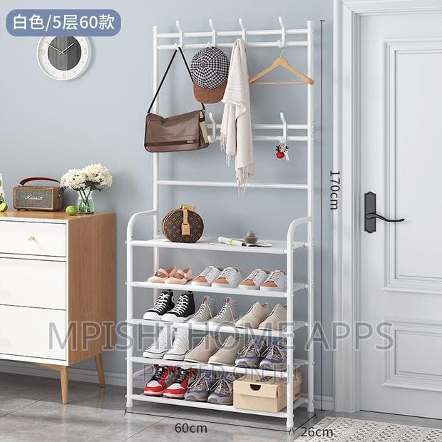 Strong Metallic 5 Layer Multipurpose Clothe Rack - thumbnail 2