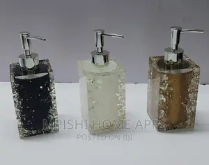 280ml Square Resin Sparkling Soap Dispenser