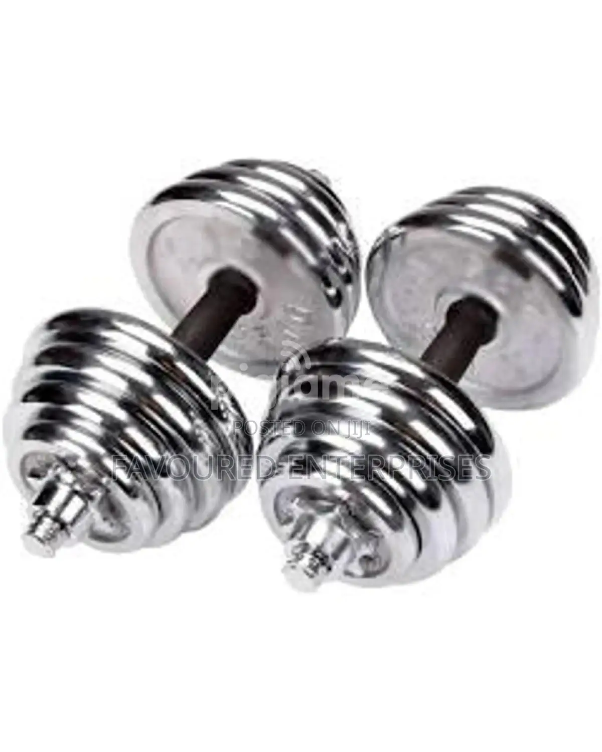 10kg ‎Adjustable Chrome Dumbbell Set With Carry Case