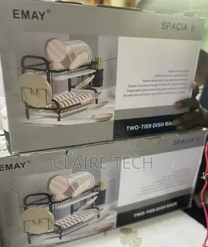Black 2 Layer Advanced Dish Rack 