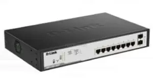 GS-F1100-10PS "D-Link 8 Port Poe Gigabit Smart Managed Switc
