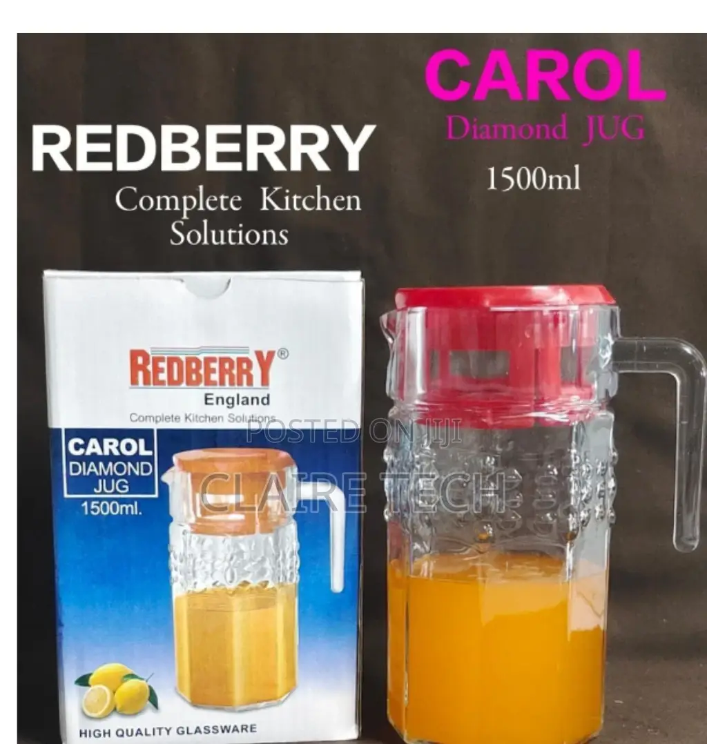 Redberry 1500 Ml Carolina Glass Jur 