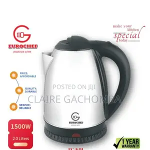 Eurochef Stainless Steel 2 Litres Automatic Kettle