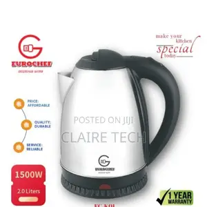 Eurochef Stainless Steel 2 Litres Automatic Kettle