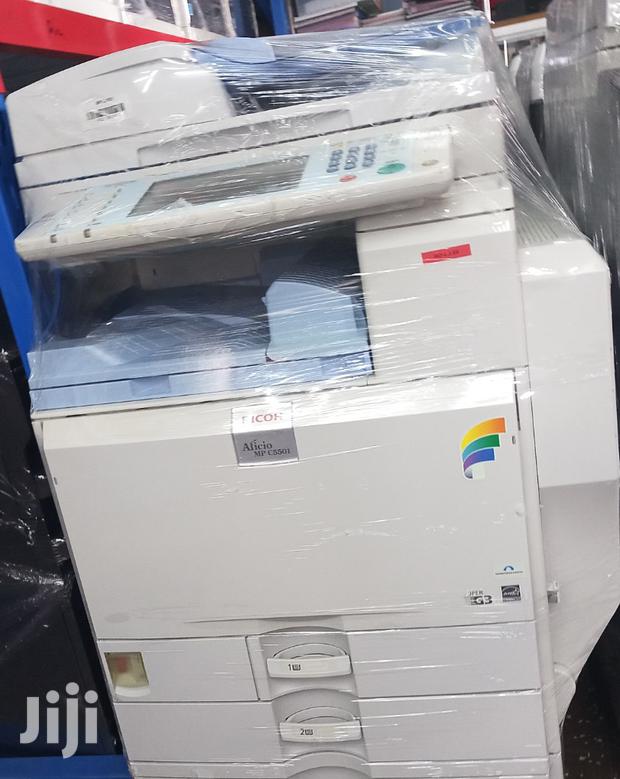 Colored Ricoh Aficio MP C5501 Photocopier Printer Scanner Machine - thumbnail 2