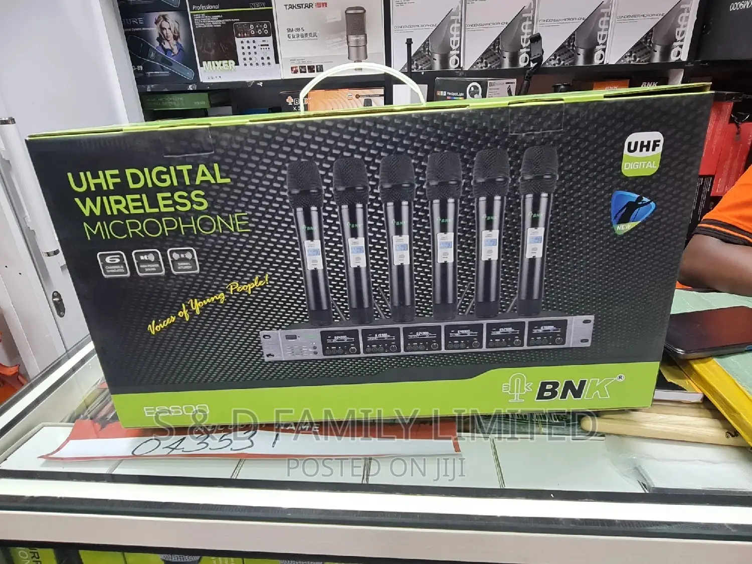 BNK Es600 6 in 1 Wireless Microphone