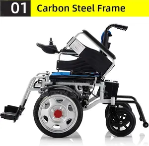 Big Front Wheel Lightweight Foldable Electric Wheelchair