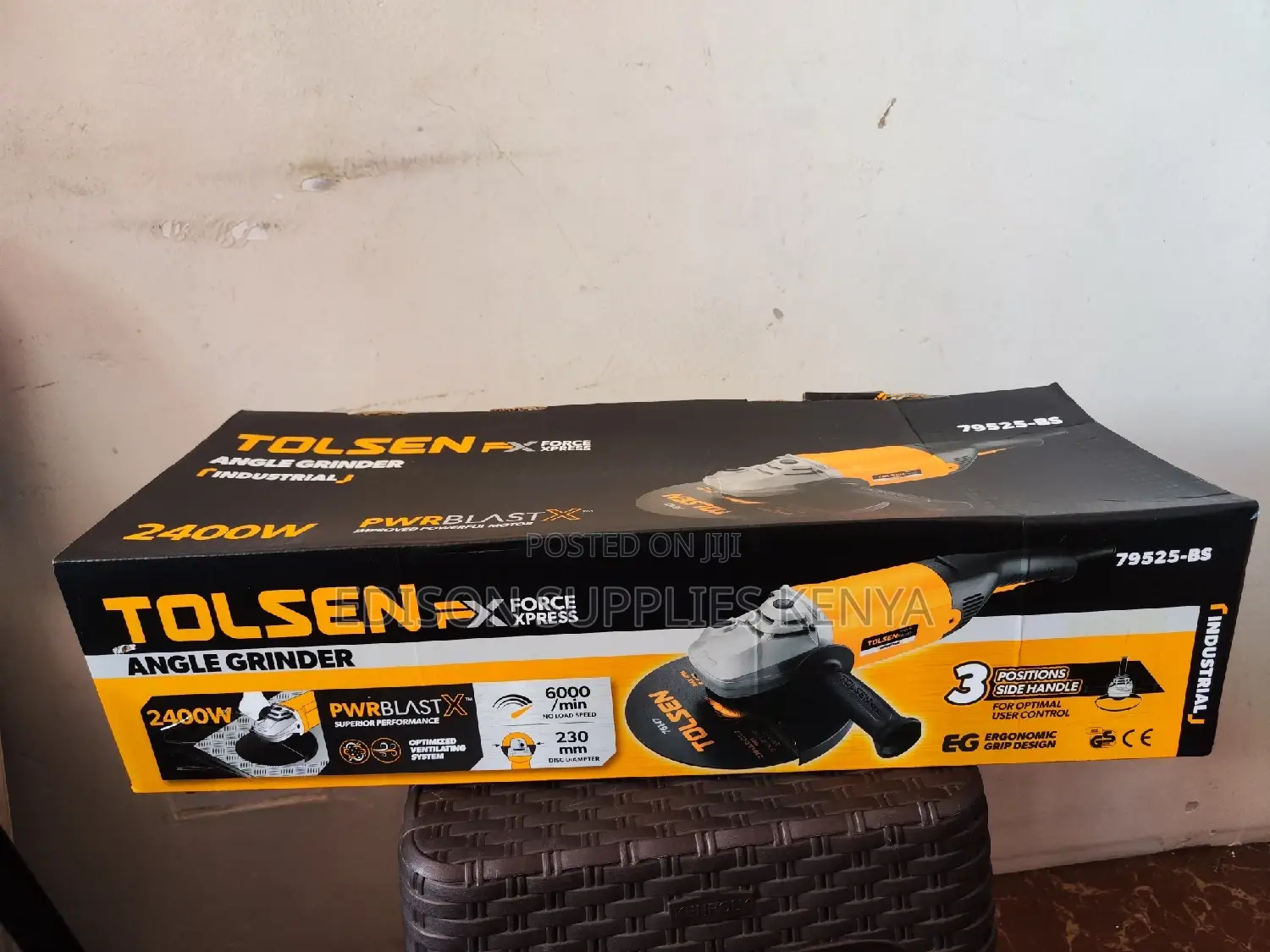 Tolsen Angle Grinder 2400watts 230mm 9 Inch Angle Grinder