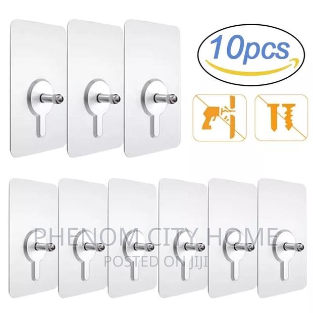 Strong Adhesive Seamless Wall Hooks - thumbnail 2