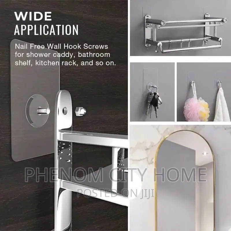 Strong Adhesive Seamless Wall Hooks
