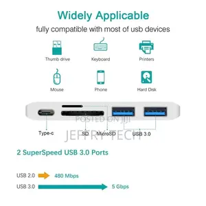 Barksdale 5-in-1 Type C Hub USB 3.0 SD TF Card Reader USB C