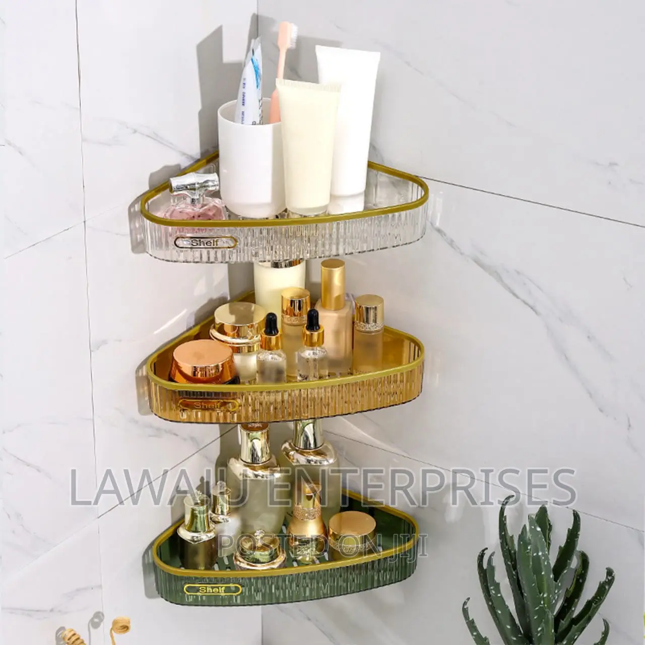 Acrylic Clear Bathroom Organizers