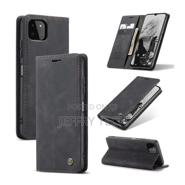 Samsung Galaxy A22 5G Flip Leather Wallet Case With 2 Cards - main view