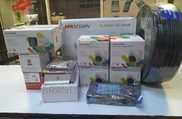 Hikvision 4 Channel Complete Full Color CCTV System Audio - main view