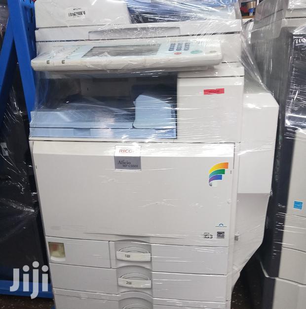 Colored Ricoh Aficio MP C5501 Photocopier Printer Scanner Machine - main view