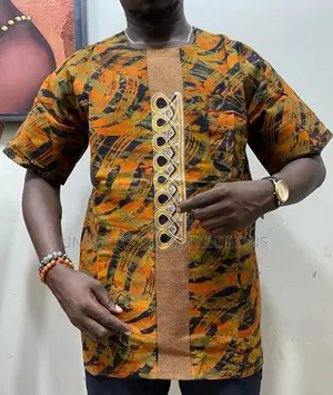 High-End Classy African Print Men Shirts