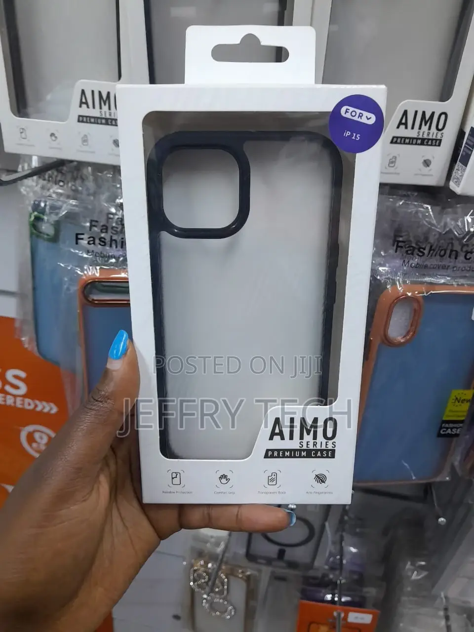 Armored Case for iPhone 15 Dux Ducis Aimo Mag - Black