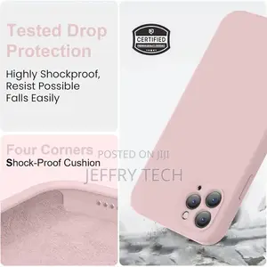 Upgraded Liquid Silicone Back Cover Case for iPhone 11 Pro M