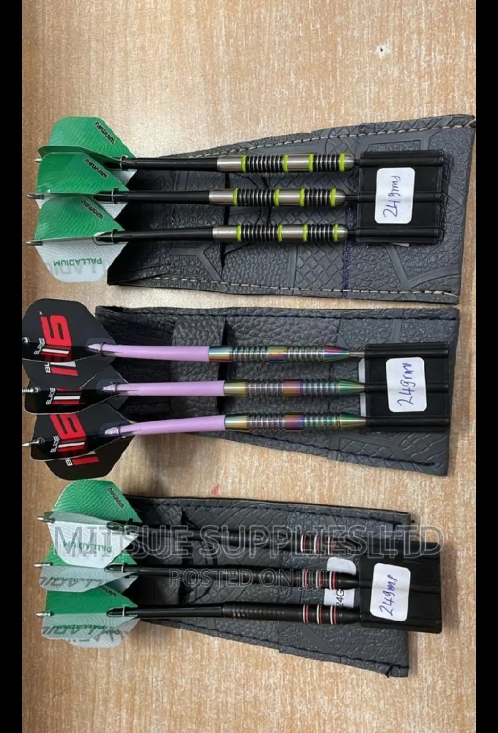 Pro Tungsten Darts 24g Complete With Extra Aluminium Shaft