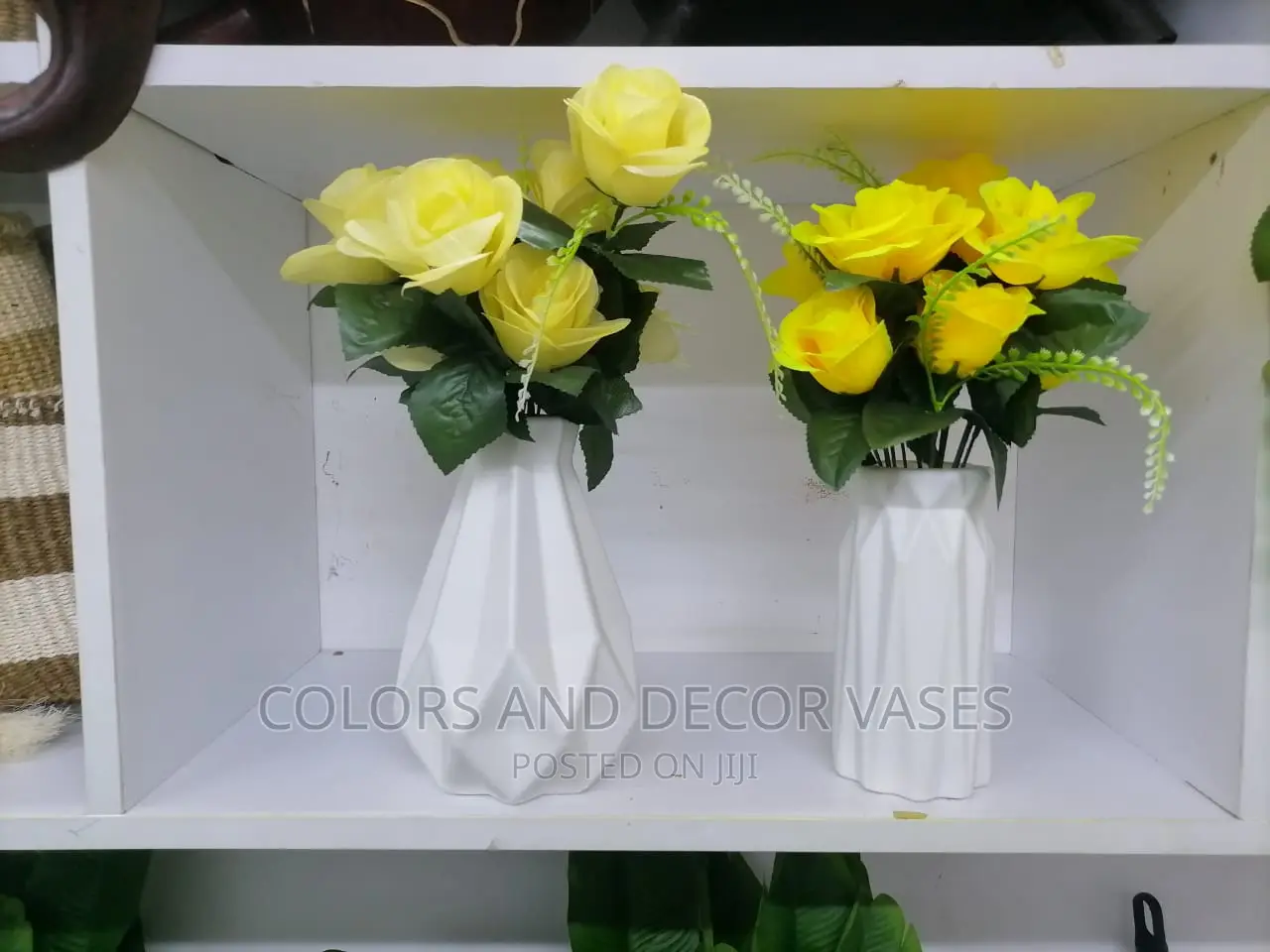 Flowers Artificial + Vases