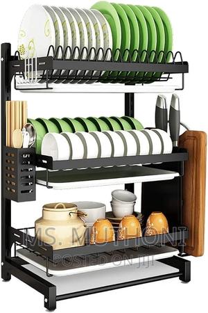 3 Tier Dish Drying Rack,Kitchen Organizer* - thumbnail 2