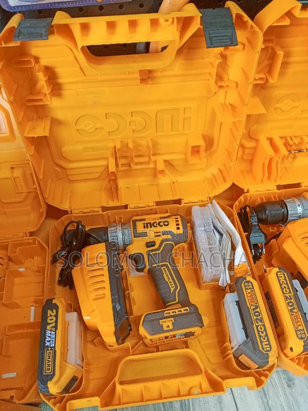 Ingco Brushless Portable Drill With Two 20V Battery - main view