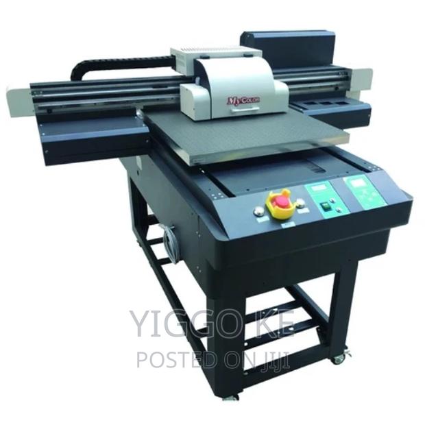 60cmx90cm Uv Flatbed Machine With 3 Epson Tx800 Printheads
