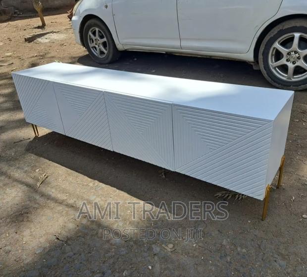 6ft White Tv Stand for Big Screens