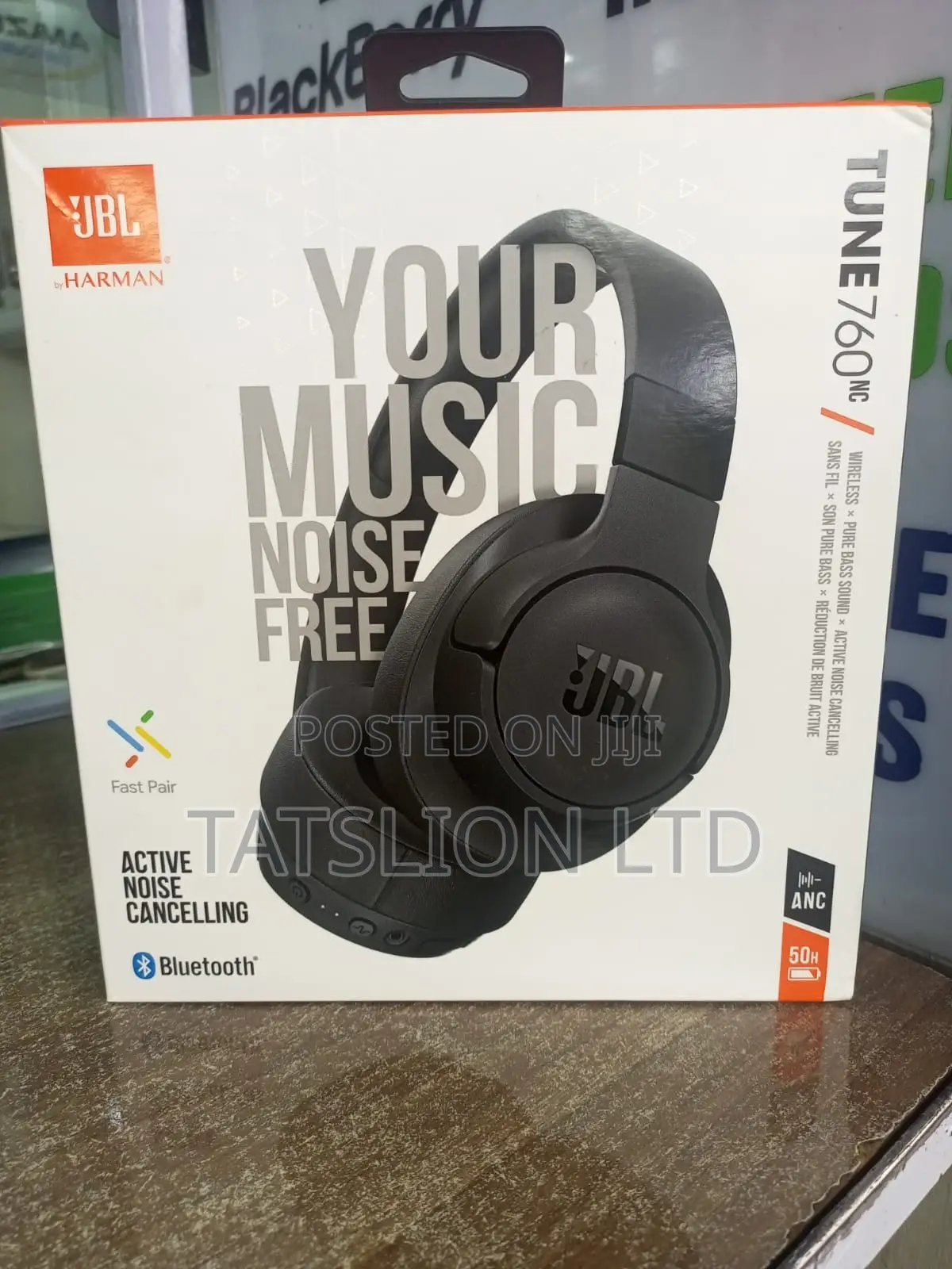 JBL Tune 760NC - Lightweight, Foldable Over-Ear Wireless Hea