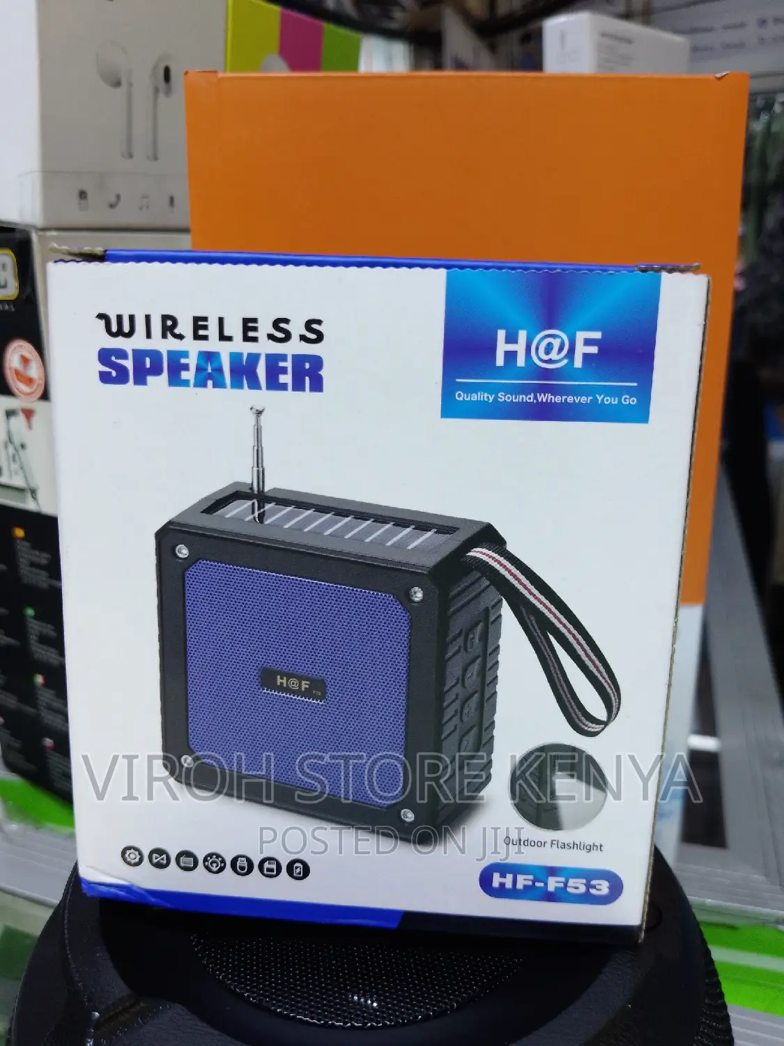 Wireless Bluetooth Speaker HF-53 Portable Radio With Fm/Usb