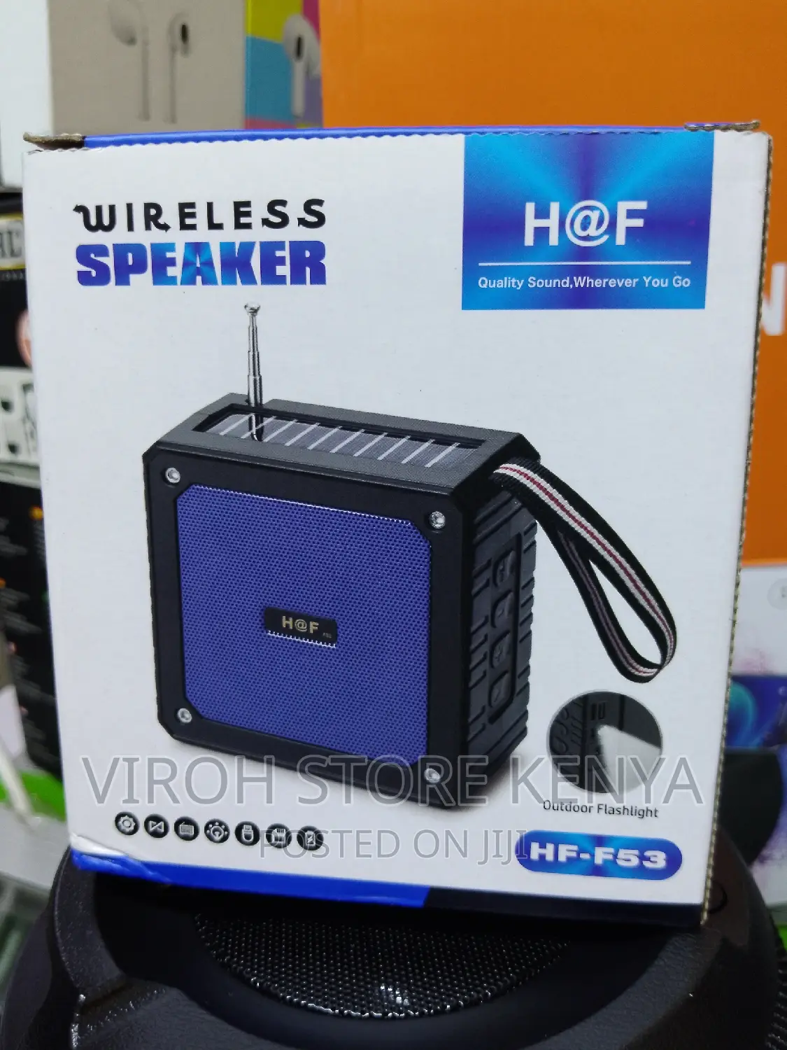 Wireless Bluetooth Speaker HF-53 Portable Radio With Fm/Usb