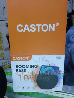 Caston Round Bluetooth Speaker ST-228 Boom Bass 10W Speaker