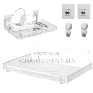 Wall-mounted Router Shelf And Storage Rack