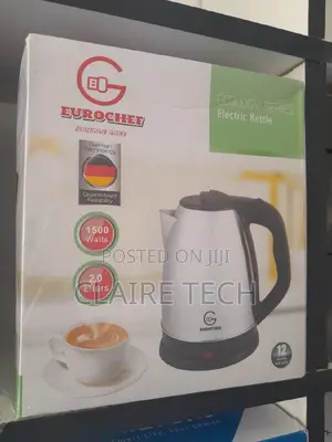 Eurochef 2 Litres Stainless Steel Electric Water Kettle