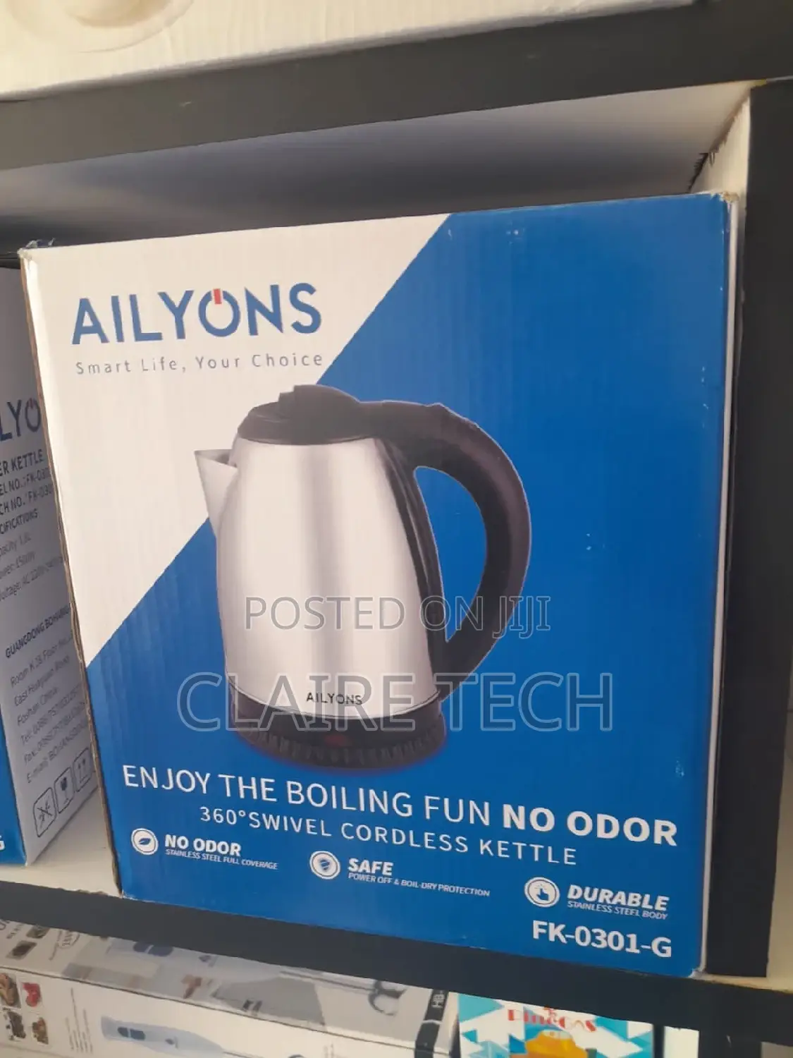 Ailyons 1.8litres Stainless Steel Electric Water Kettle
