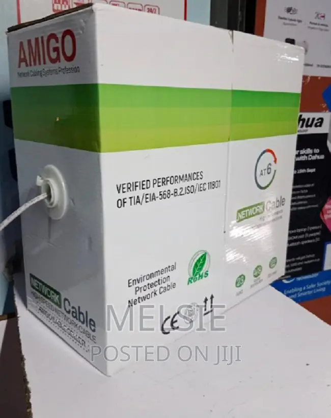 Amigo Cat 6 Cable - UTP Indoor LAN Cable 305M 1000fts