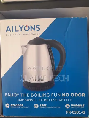 Ailyons Stainless Steel Electric Water Kettle 2 Litres