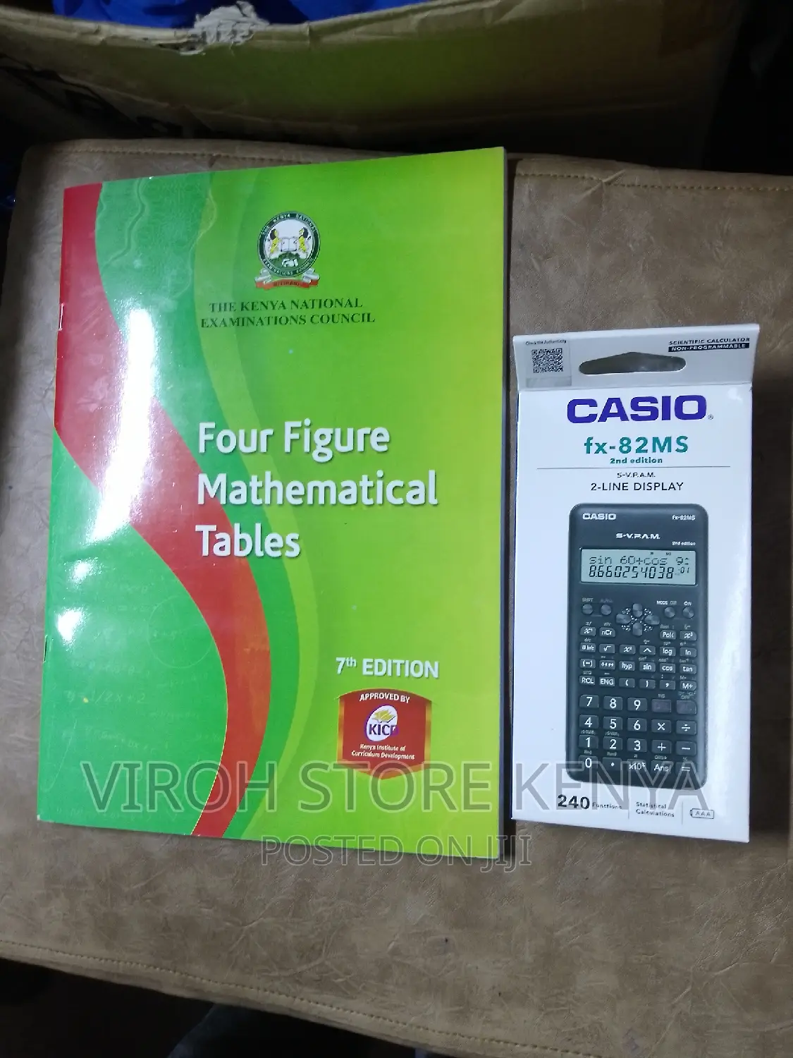 Four Figure Mathematical Table 7th Edition + Calculator