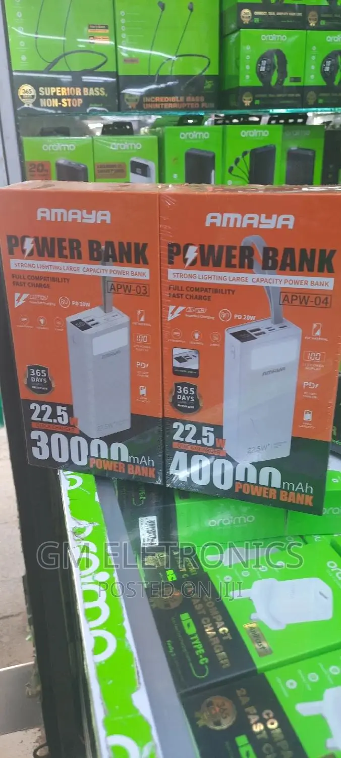 Amaya 22.5W Power Bank.