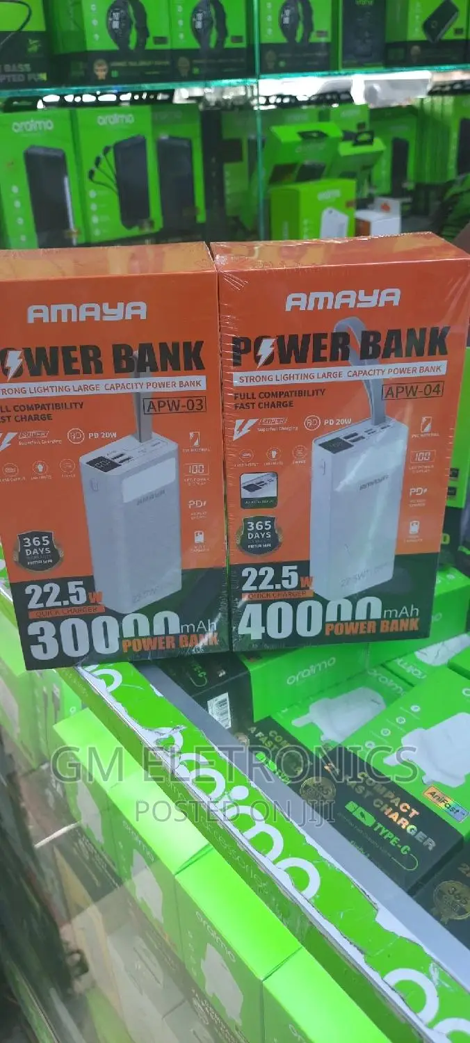 Amaya 22.5W Power Bank.