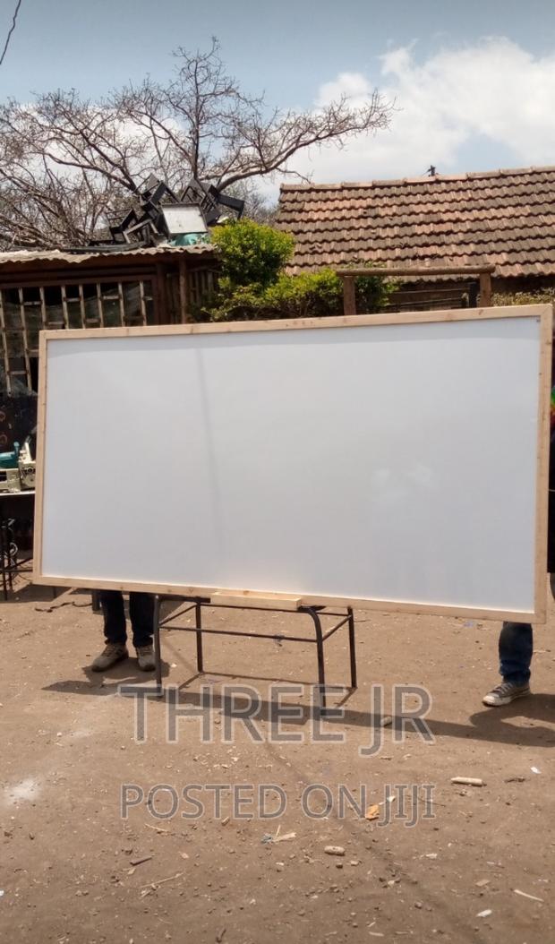 Nice Wooden Framed Whiteboards 8x4ft - thumbnail 2
