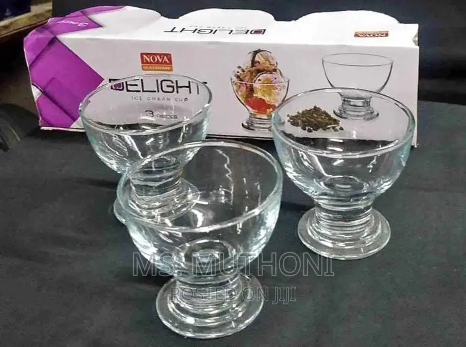 *Ice Cream Glass 6pcs