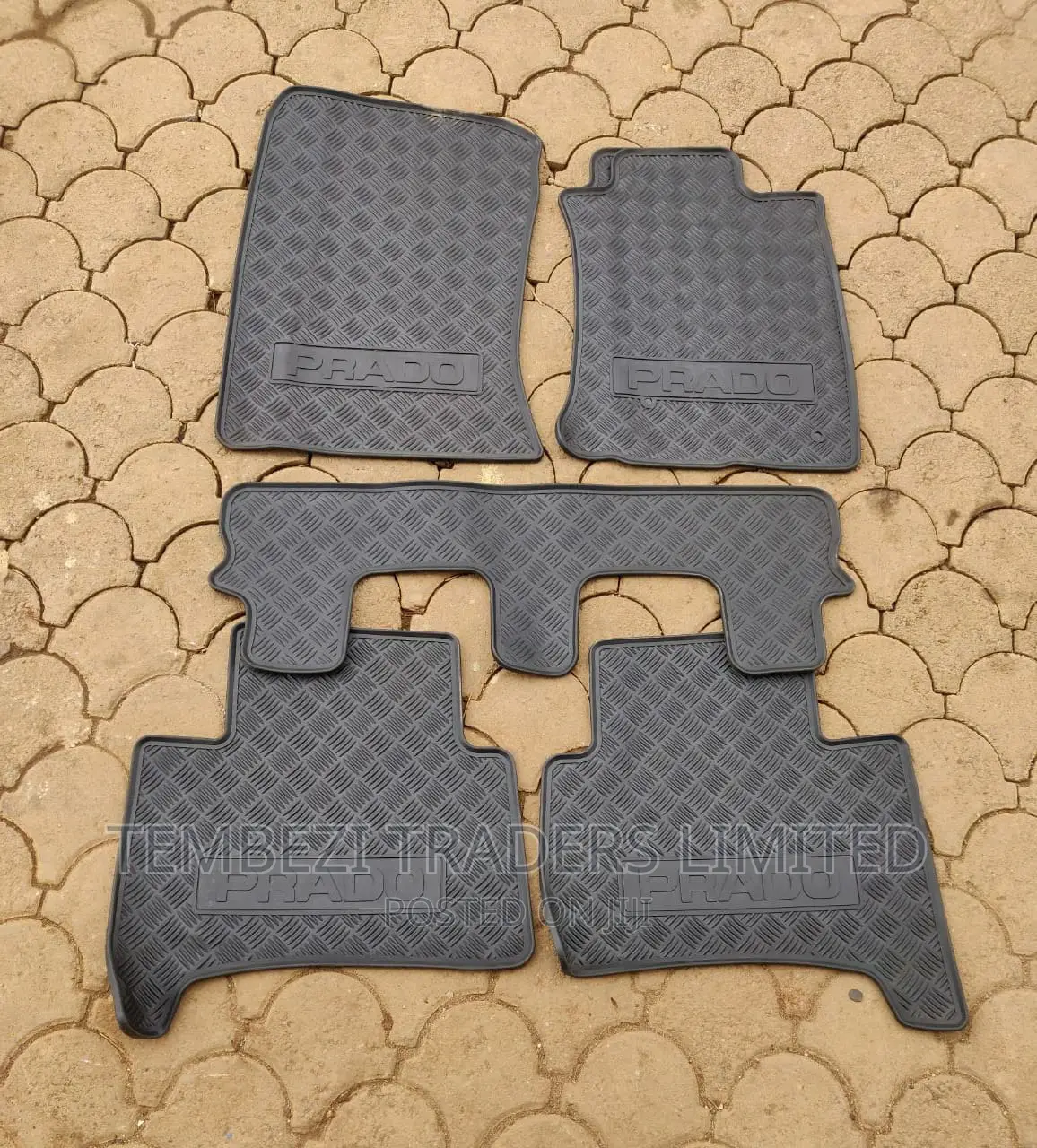 Rubber Floor Mats Prado 7 Seater