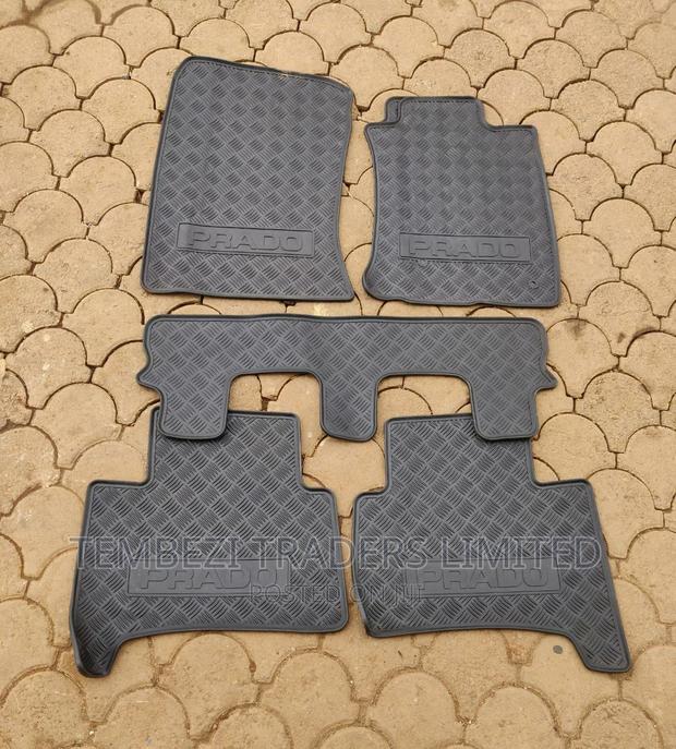 Rubber Floor Mats Prado 7 Seater