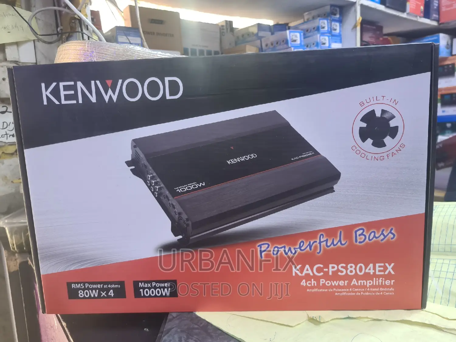 Kenwood 1000 Watts 4 Channel Amplifier in Nairobi Central Vehicle Parts & Accessories, Jeff