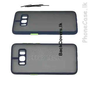 Samsung S8 Gingle Camera Protector Back Cover -Blue