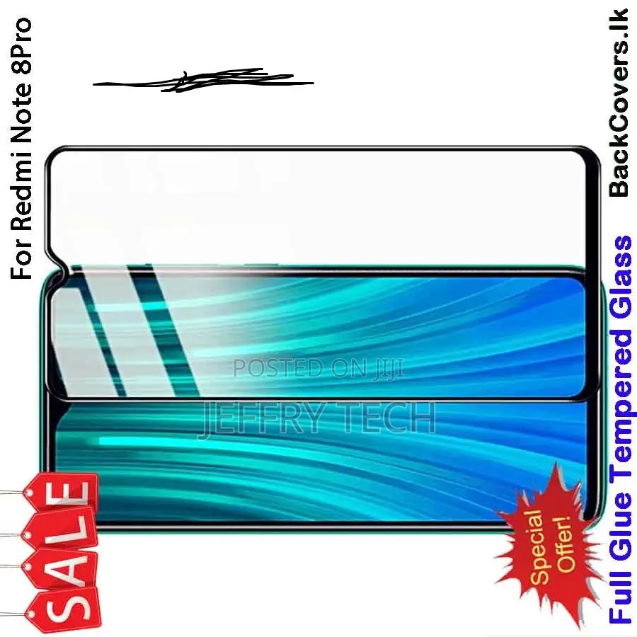 Redmi Note 8 Pro Tempered Glass / Screen Protector