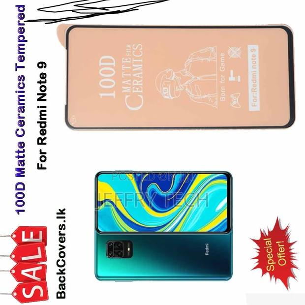 Redmi Note 9 Matte Ceramics Tempered Glass / Screen Protecto - thumbnail 2