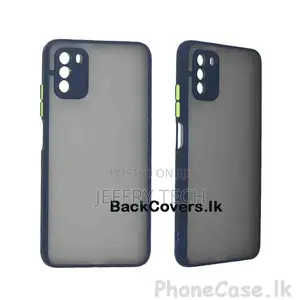 Poco M3 / M 3 Gingle Camera Protector Back Cover -Blue
