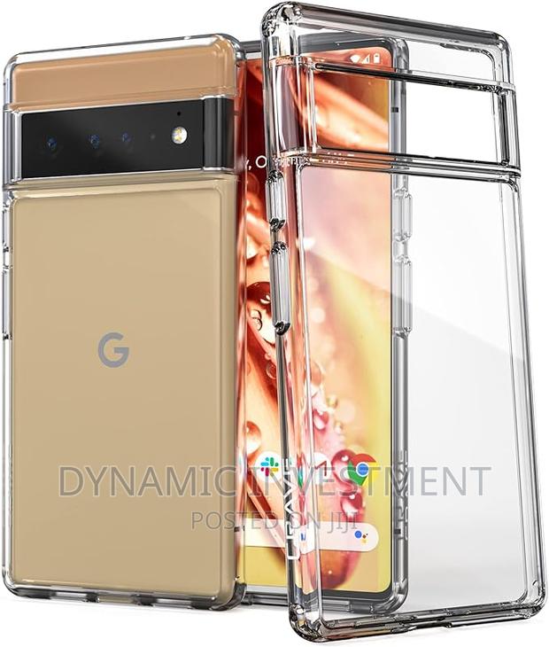 Google Pixel 6 Pro Shockproof Crystal Clear Case/Cover - main view